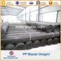 PP Biaxial Geogrids Fuerza de tracción 40X40kn / M